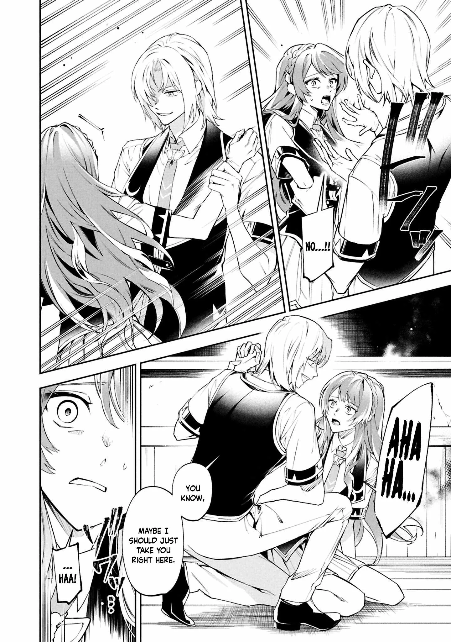 If the villainess and the villain were to meet and fall in love ~It seems the shunned heroine who formed a contract with an unnamed spirit is fighting with the nobleman yet again Chapter 27 page 27