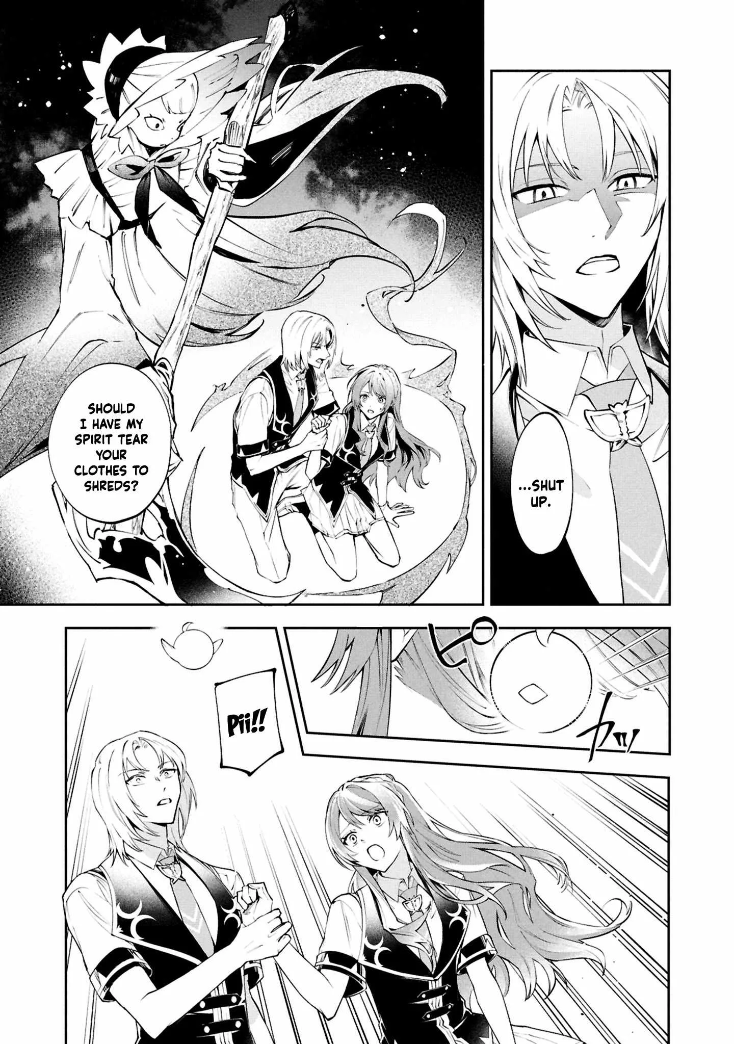 If the villainess and the villain were to meet and fall in love ~It seems the shunned heroine who formed a contract with an unnamed spirit is fighting with the nobleman yet again Chapter 27 page 30