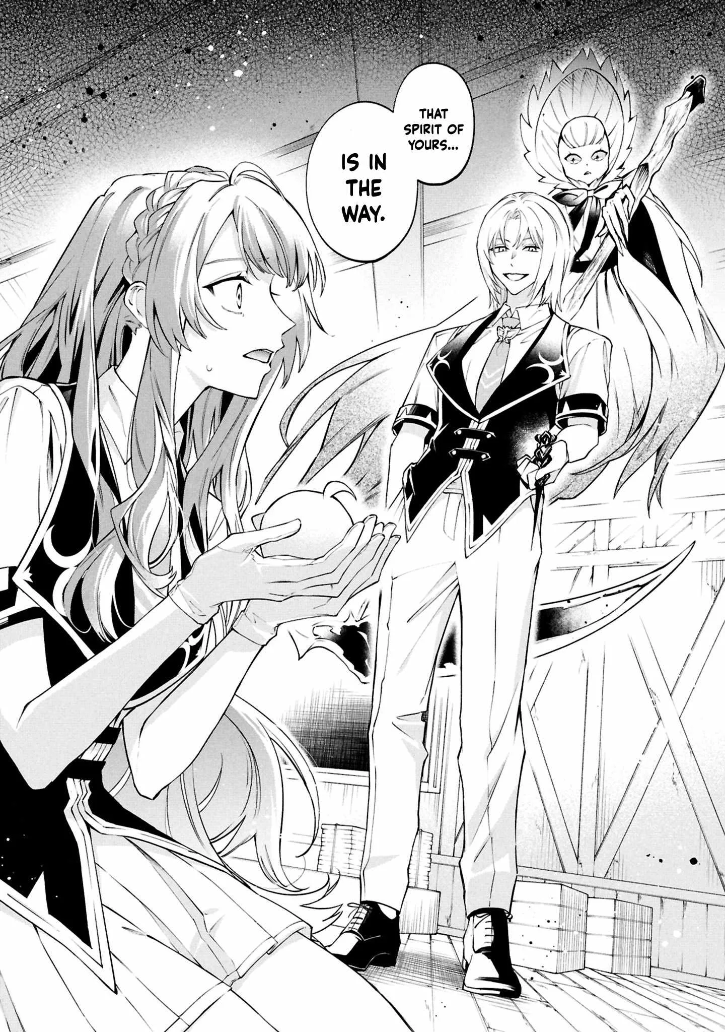 If the villainess and the villain were to meet and fall in love ~It seems the shunned heroine who formed a contract with an unnamed spirit is fighting with the nobleman yet again Chapter 27 page 37