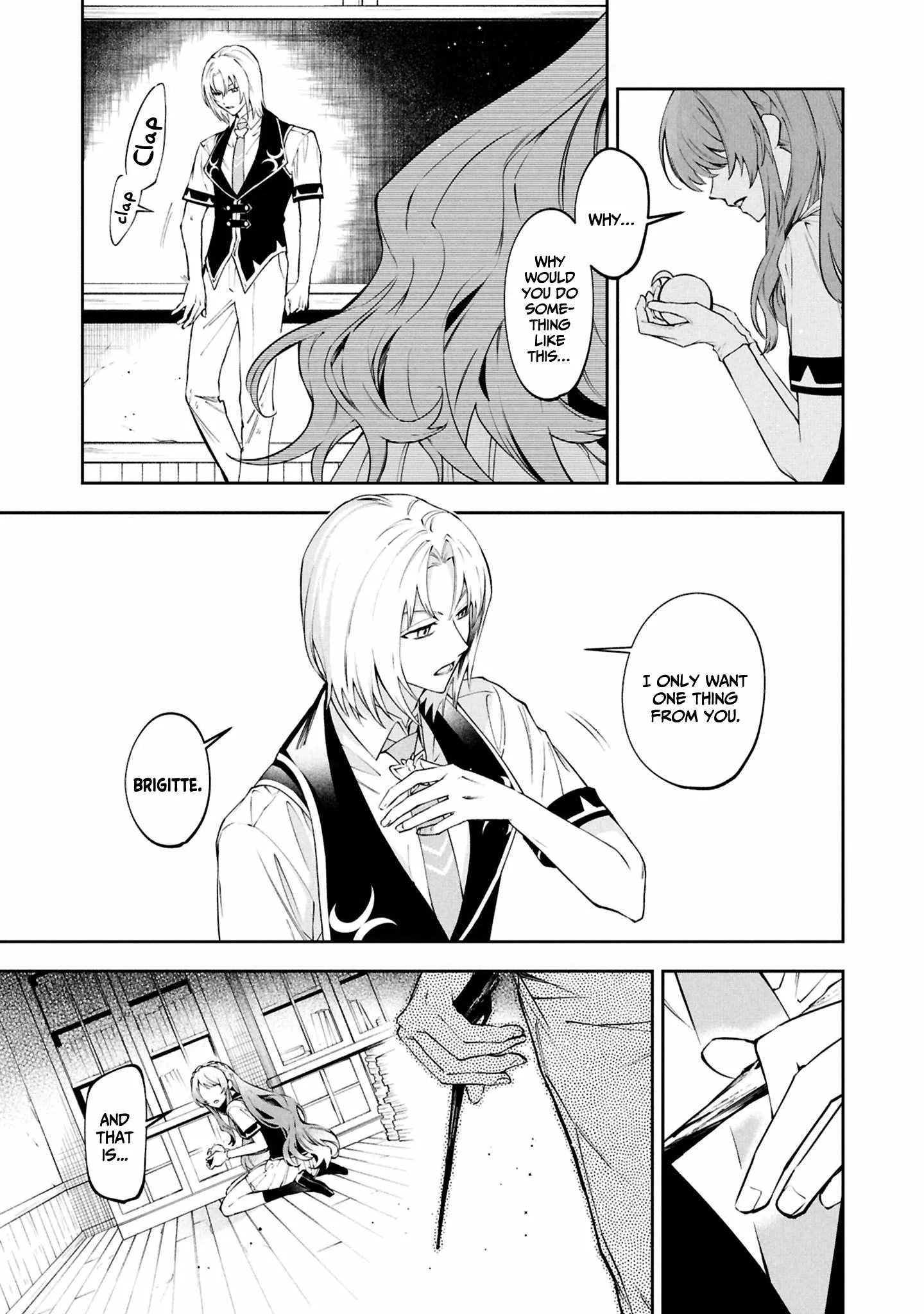 If the villainess and the villain were to meet and fall in love ~It seems the shunned heroine who formed a contract with an unnamed spirit is fighting with the nobleman yet again Chapter 27 page 34