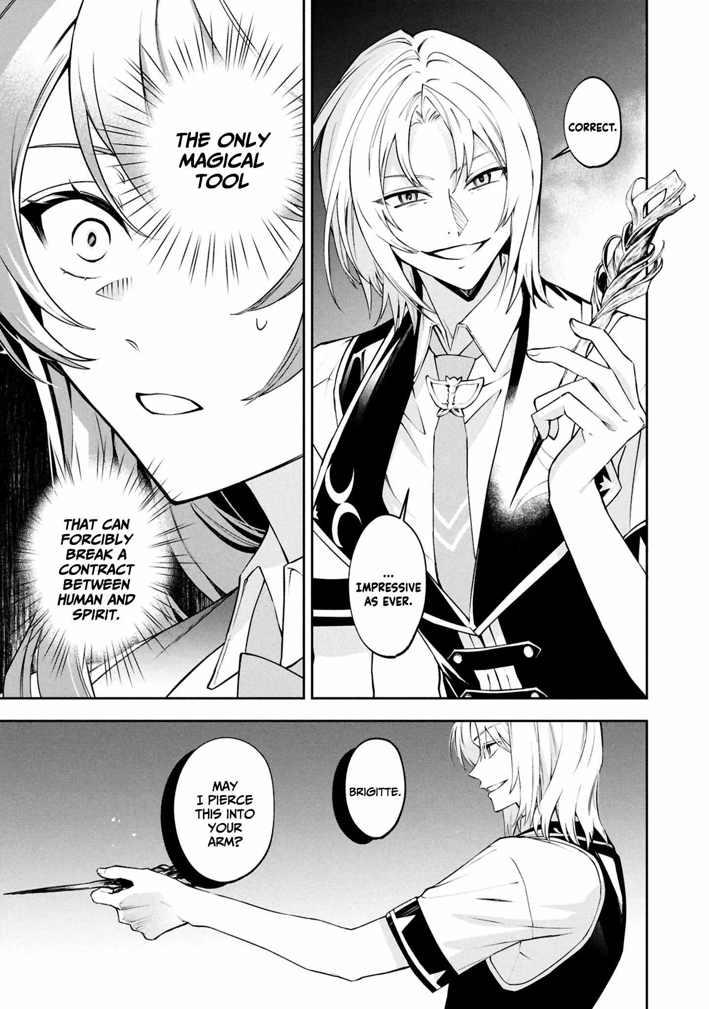 If the villainess and the villain were to meet and fall in love ~It seems the shunned heroine who formed a contract with an unnamed spirit is fighting with the nobleman yet again Chapter 27 page 36