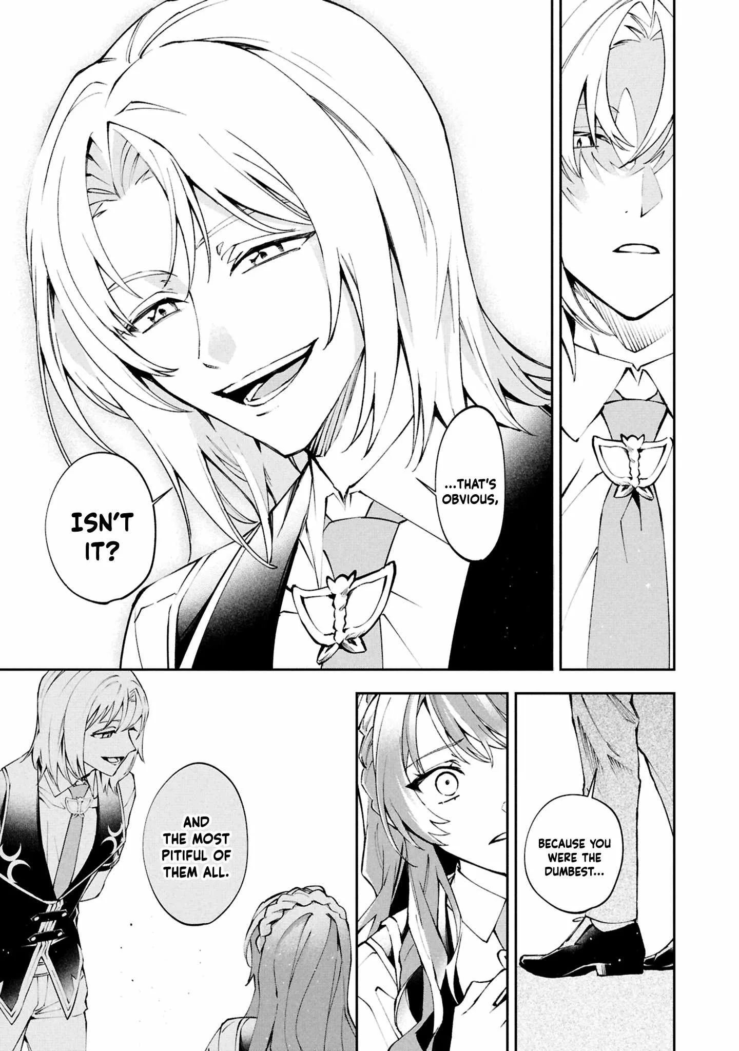 If the villainess and the villain were to meet and fall in love ~It seems the shunned heroine who formed a contract with an unnamed spirit is fighting with the nobleman yet again Chapter 28 page 6