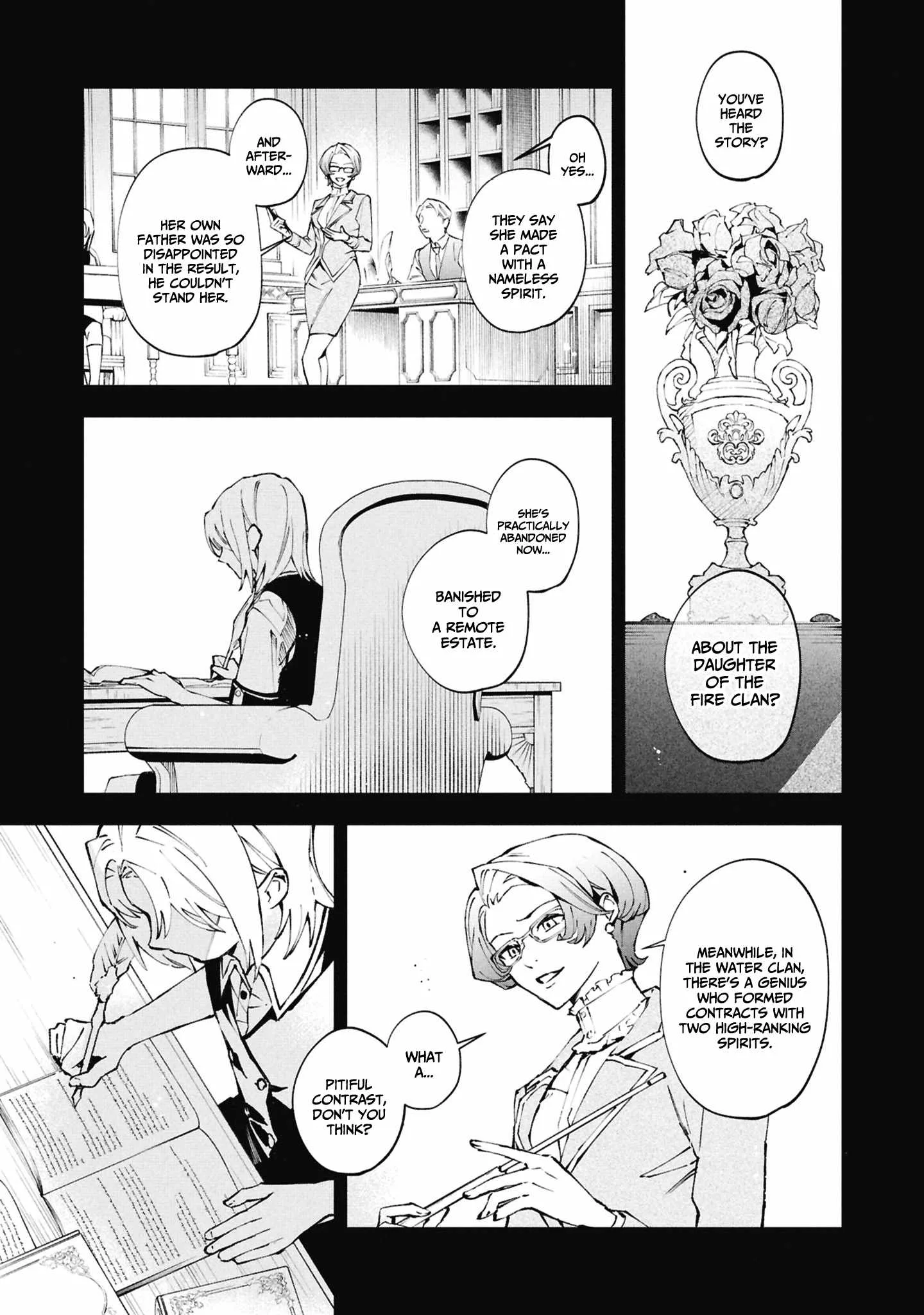 If the villainess and the villain were to meet and fall in love ~It seems the shunned heroine who formed a contract with an unnamed spirit is fighting with the nobleman yet again Chapter 28 page 8