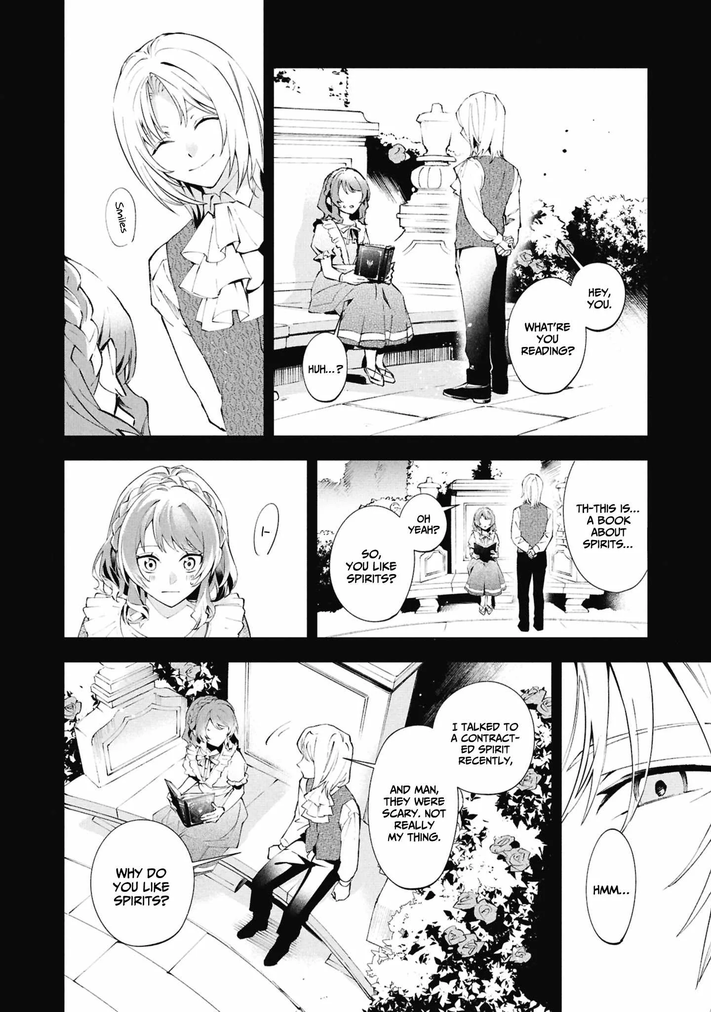 If the villainess and the villain were to meet and fall in love ~It seems the shunned heroine who formed a contract with an unnamed spirit is fighting with the nobleman yet again Chapter 28 page 17
