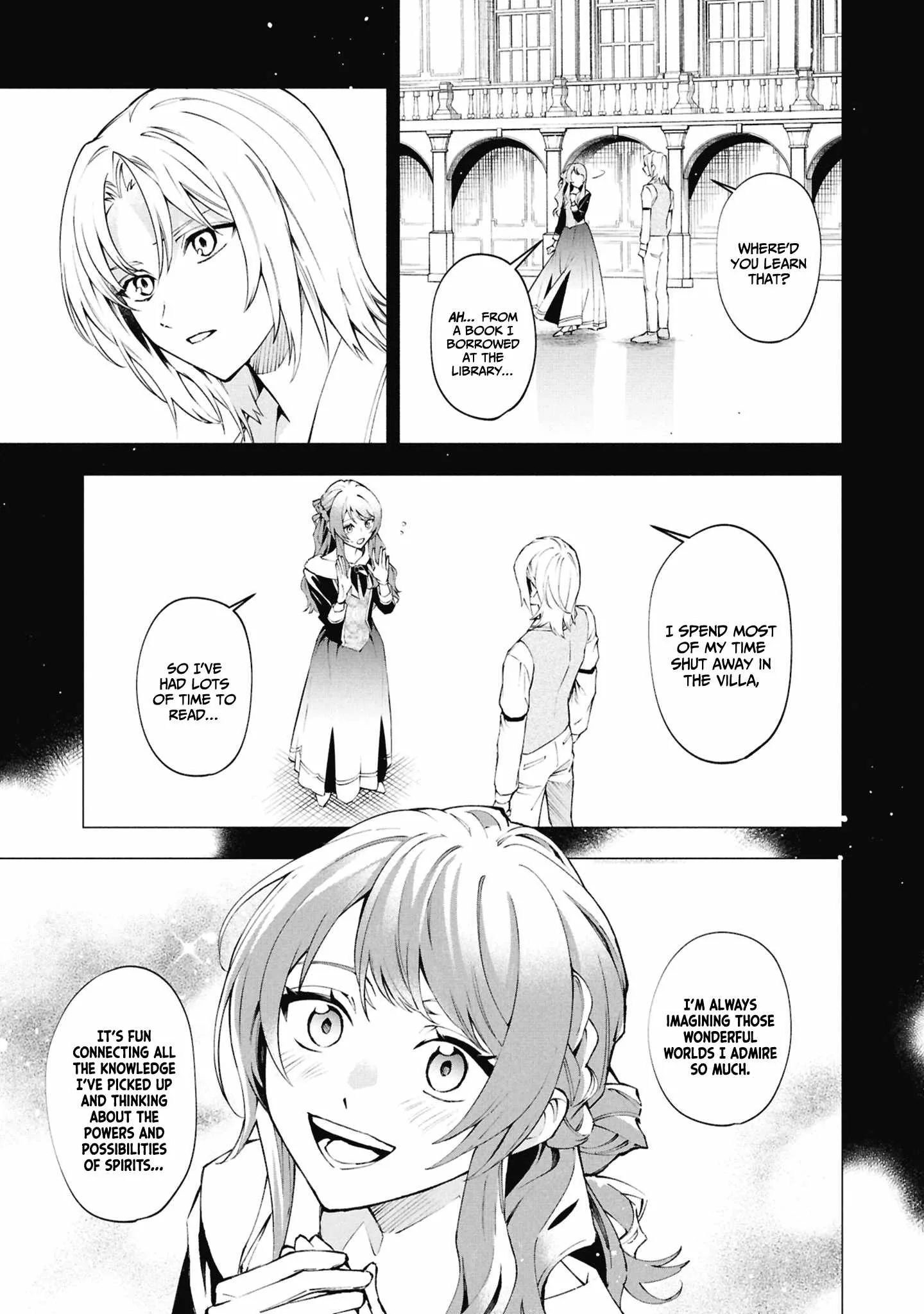 If the villainess and the villain were to meet and fall in love ~It seems the shunned heroine who formed a contract with an unnamed spirit is fighting with the nobleman yet again Chapter 28 page 30