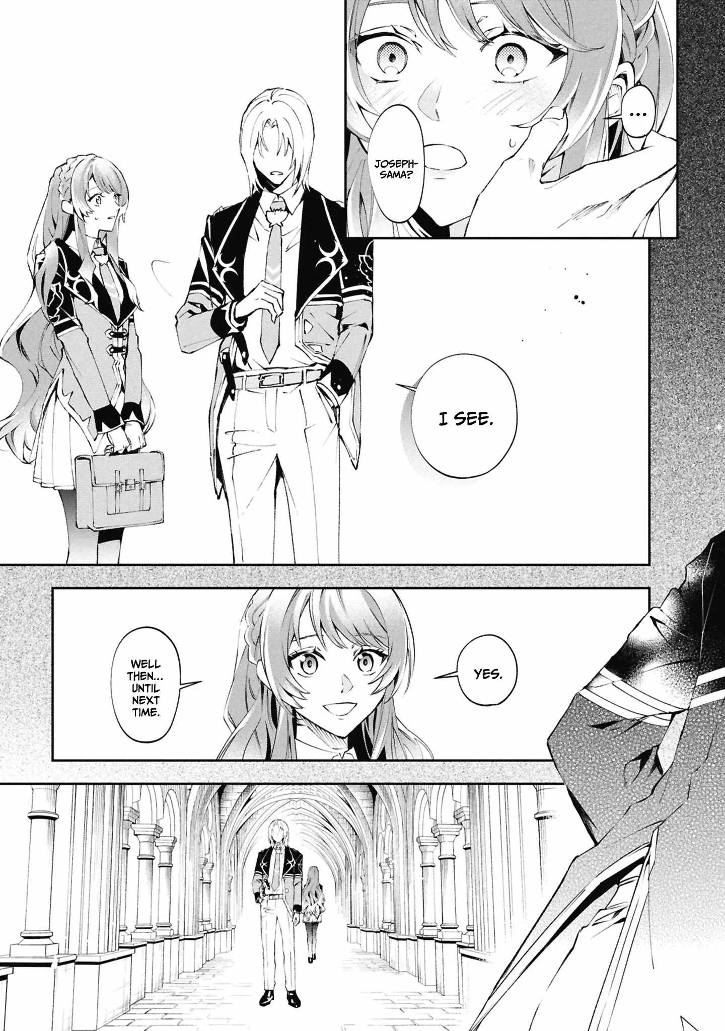 If the villainess and the villain were to meet and fall in love ~It seems the shunned heroine who formed a contract with an unnamed spirit is fighting with the nobleman yet again Chapter 28 page 36