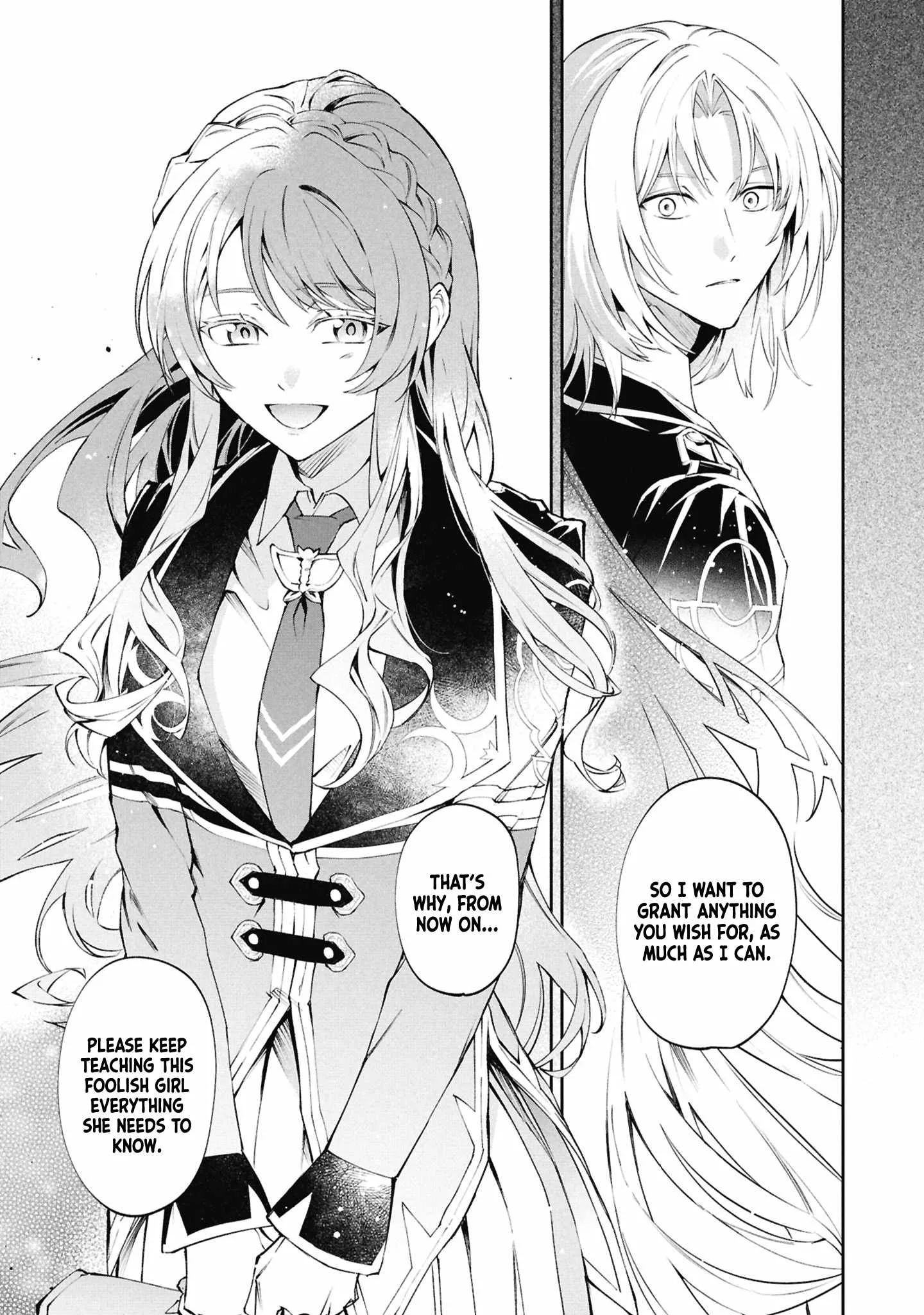 If the villainess and the villain were to meet and fall in love ~It seems the shunned heroine who formed a contract with an unnamed spirit is fighting with the nobleman yet again Chapter 28 page 34
