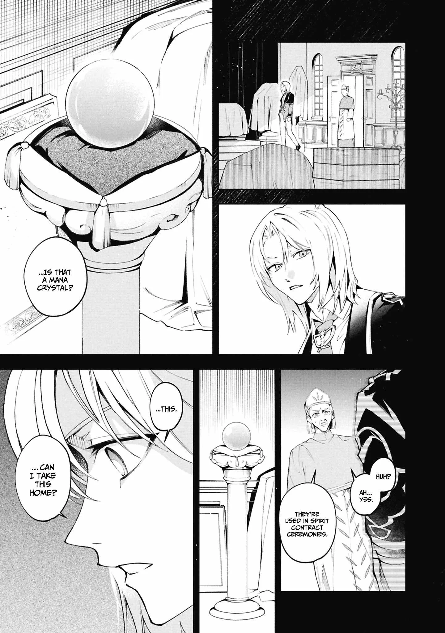 If the villainess and the villain were to meet and fall in love ~It seems the shunned heroine who formed a contract with an unnamed spirit is fighting with the nobleman yet again Chapter 28 page 38