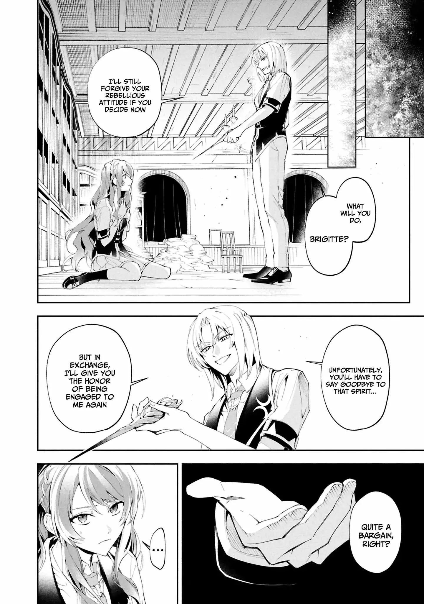 If the villainess and the villain were to meet and fall in love ~It seems the shunned heroine who formed a contract with an unnamed spirit is fighting with the nobleman yet again Chapter 29 page 21