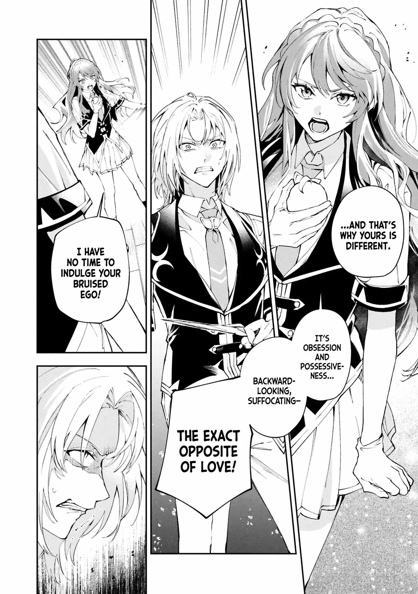 If the villainess and the villain were to meet and fall in love ~It seems the shunned heroine who formed a contract with an unnamed spirit is fighting with the nobleman yet again Chapter 29 page 30