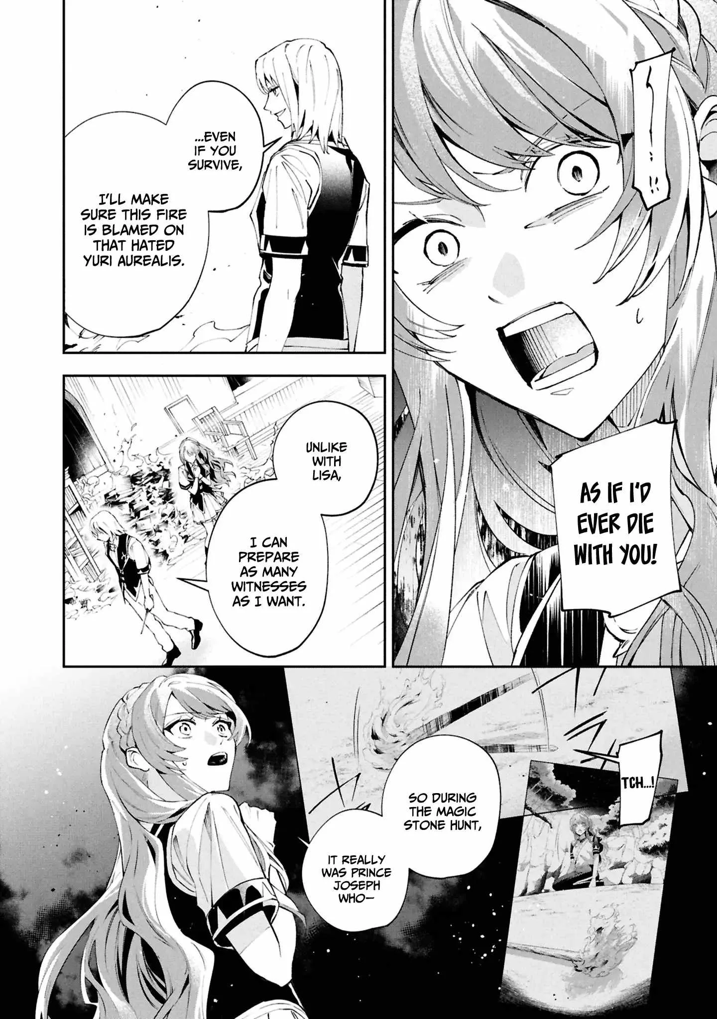 If the villainess and the villain were to meet and fall in love ~It seems the shunned heroine who formed a contract with an unnamed spirit is fighting with the nobleman yet again Chapter 29 page 34
