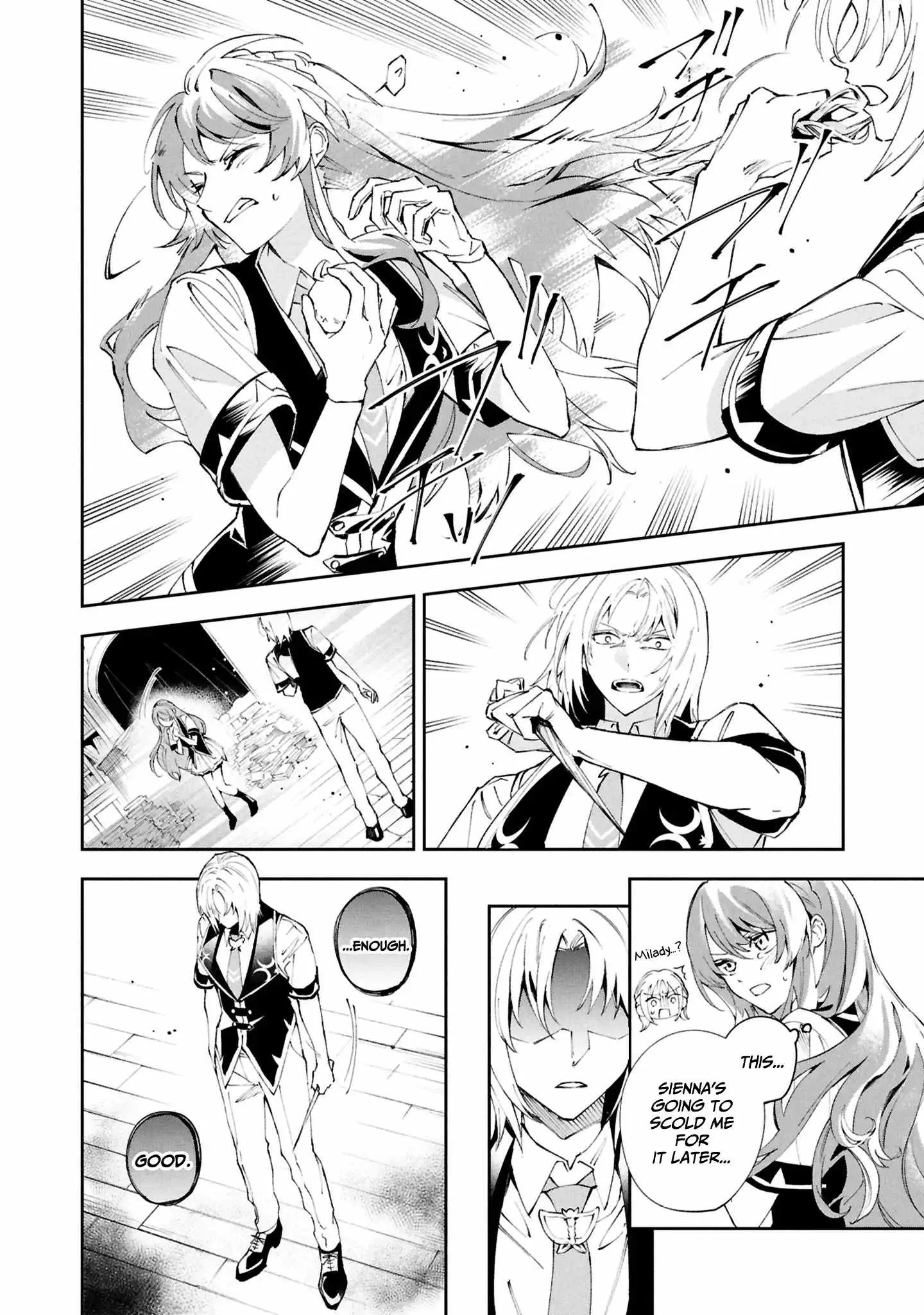 If the villainess and the villain were to meet and fall in love ~It seems the shunned heroine who formed a contract with an unnamed spirit is fighting with the nobleman yet again Chapter 29 page 32