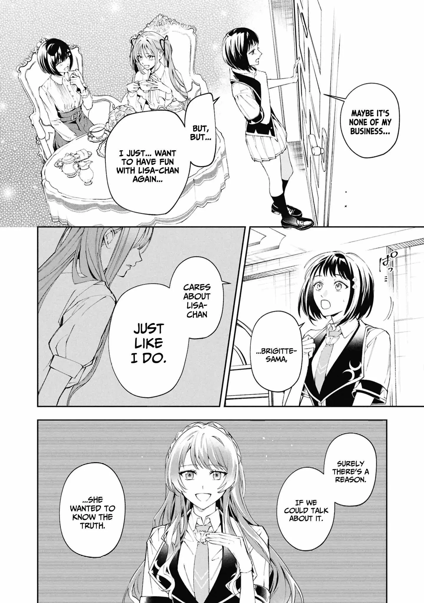 If the villainess and the villain were to meet and fall in love ~It seems the shunned heroine who formed a contract with an unnamed spirit is fighting with the nobleman yet again Chapter 30 page 8