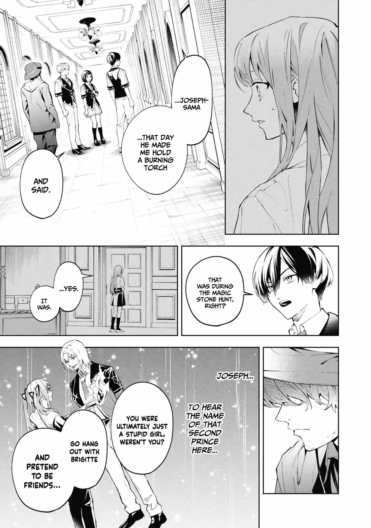 If the villainess and the villain were to meet and fall in love ~It seems the shunned heroine who formed a contract with an unnamed spirit is fighting with the nobleman yet again Chapter 30 page 13