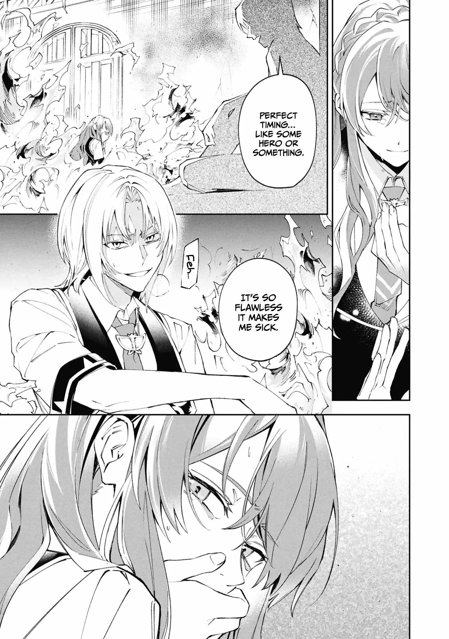 If the villainess and the villain were to meet and fall in love ~It seems the shunned heroine who formed a contract with an unnamed spirit is fighting with the nobleman yet again Chapter 30 page 27