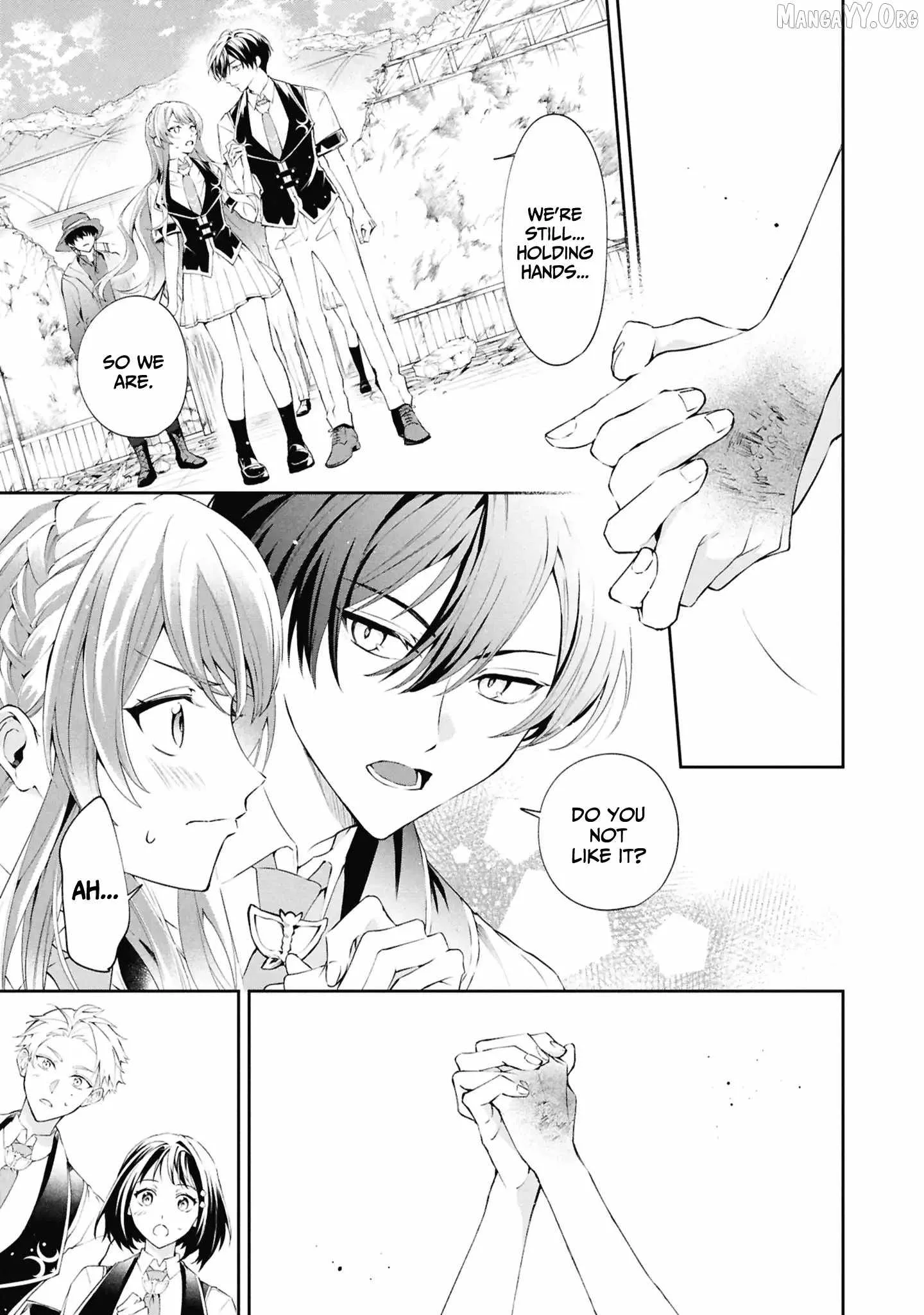If the villainess and the villain were to meet and fall in love ~It seems the shunned heroine who formed a contract with an unnamed spirit is fighting with the nobleman yet again Chapter 31 page 10