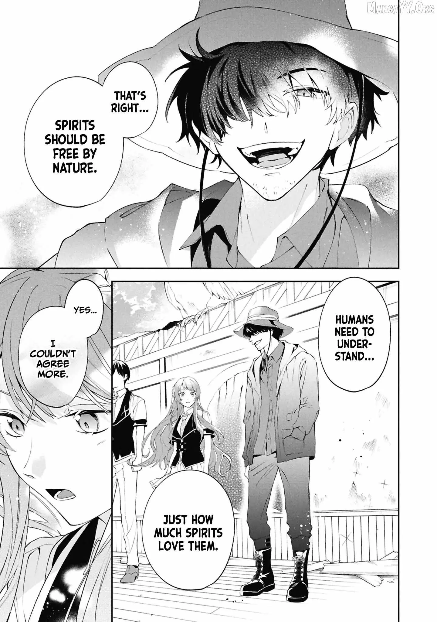 If the villainess and the villain were to meet and fall in love ~It seems the shunned heroine who formed a contract with an unnamed spirit is fighting with the nobleman yet again Chapter 31 page 18