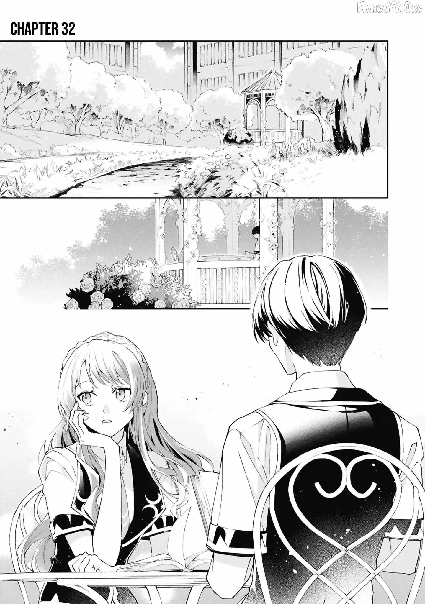 If the villainess and the villain were to meet and fall in love ~It seems the shunned heroine who formed a contract with an unnamed spirit is fighting with the nobleman yet again Chapter 32 page 2