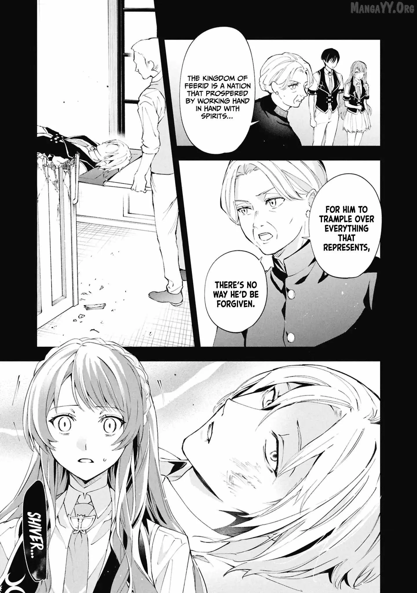 If the villainess and the villain were to meet and fall in love ~It seems the shunned heroine who formed a contract with an unnamed spirit is fighting with the nobleman yet again Chapter 32 page 4