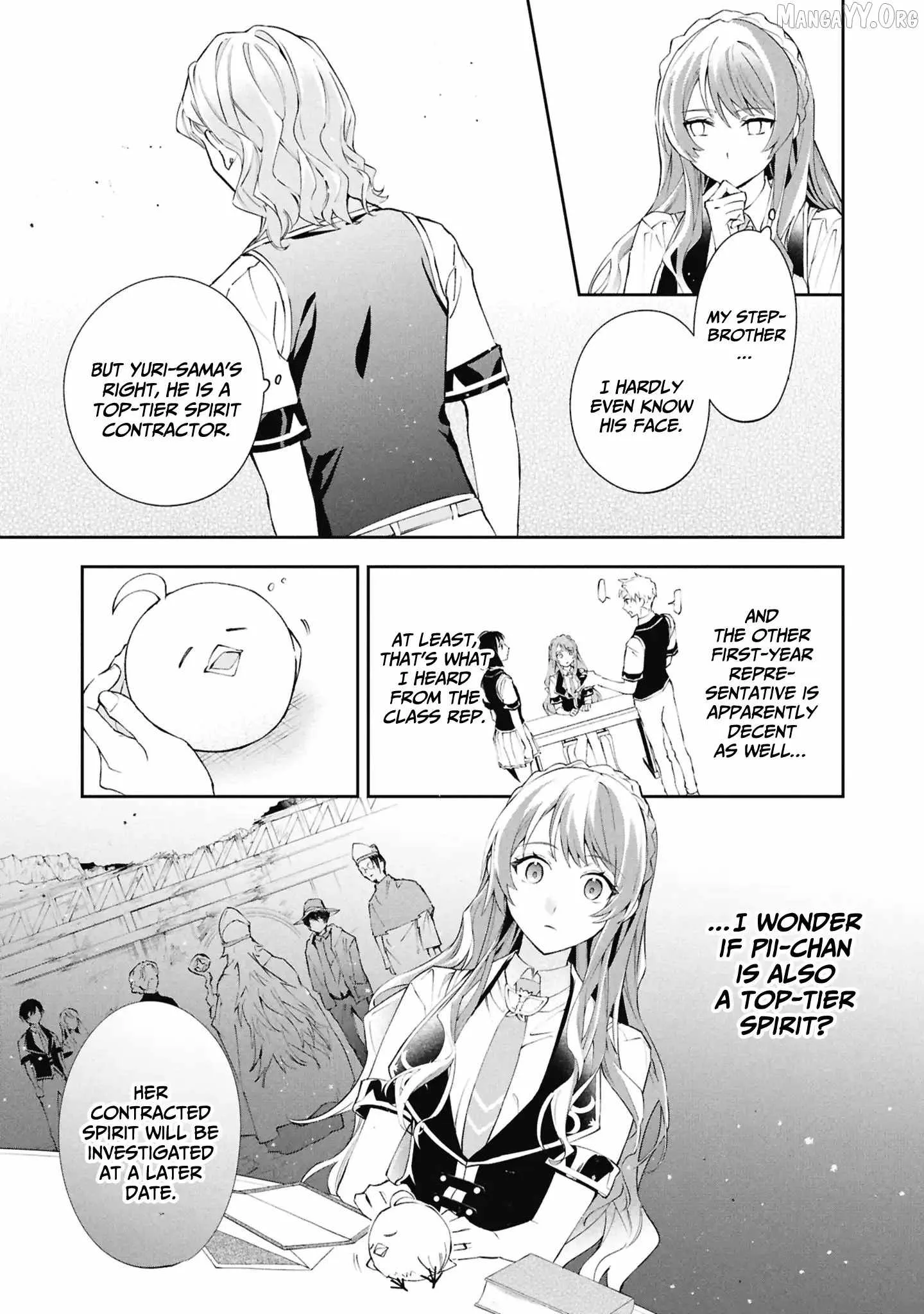 If the villainess and the villain were to meet and fall in love ~It seems the shunned heroine who formed a contract with an unnamed spirit is fighting with the nobleman yet again Chapter 32 page 10