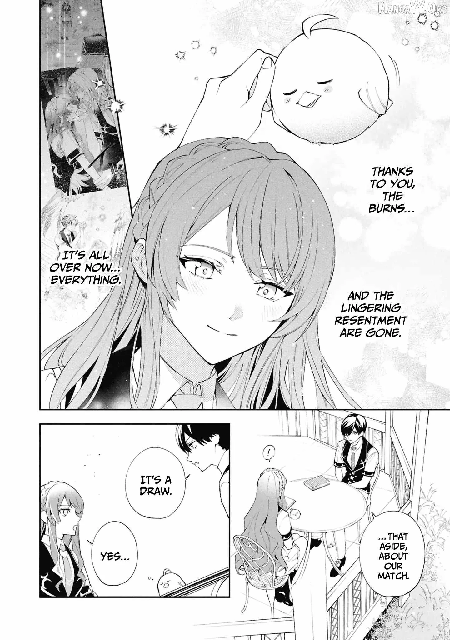 If the villainess and the villain were to meet and fall in love ~It seems the shunned heroine who formed a contract with an unnamed spirit is fighting with the nobleman yet again Chapter 32 page 7