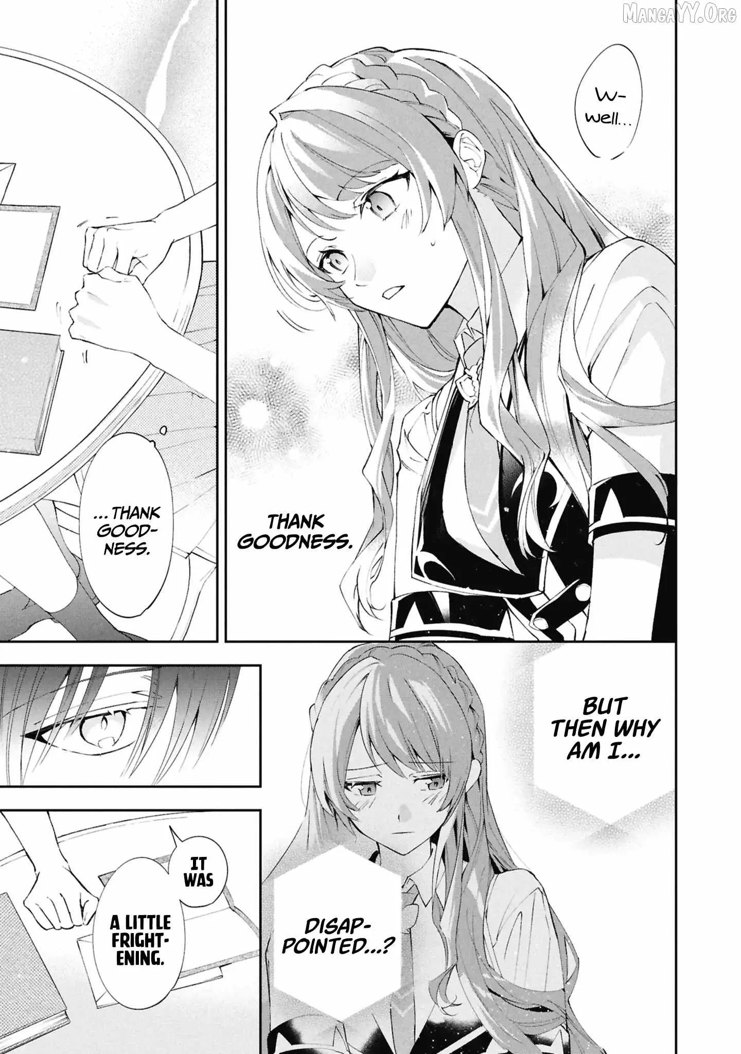 If the villainess and the villain were to meet and fall in love ~It seems the shunned heroine who formed a contract with an unnamed spirit is fighting with the nobleman yet again Chapter 32 page 14