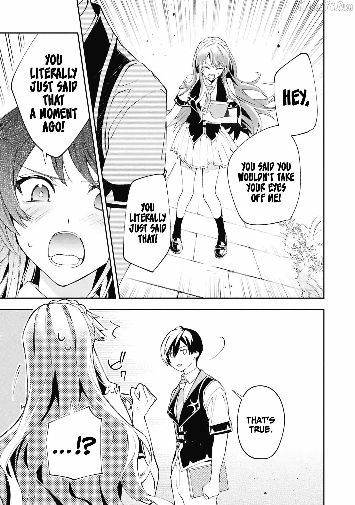 If the villainess and the villain were to meet and fall in love ~It seems the shunned heroine who formed a contract with an unnamed spirit is fighting with the nobleman yet again Chapter 32 page 23
