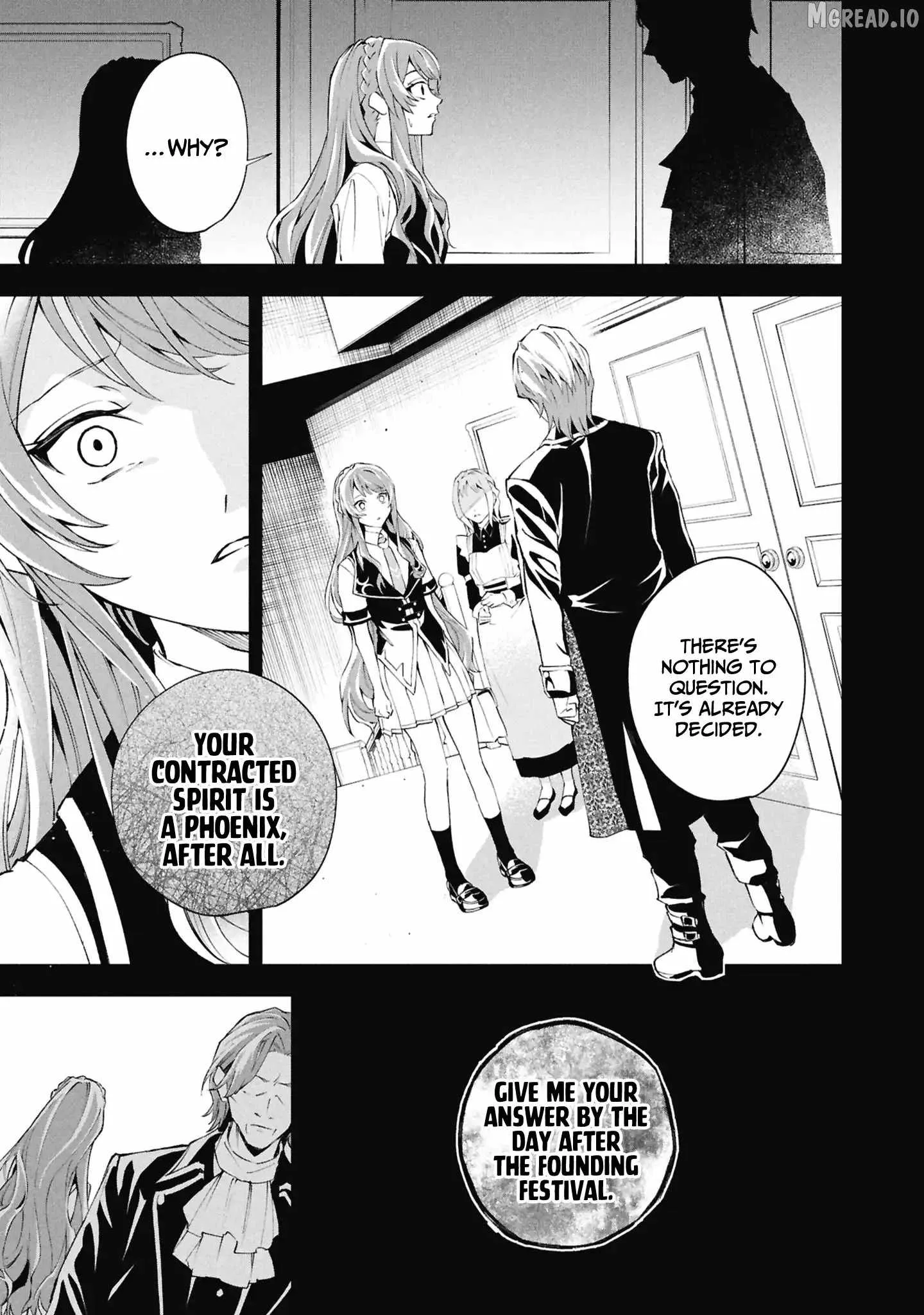 If the villainess and the villain were to meet and fall in love ~It seems the shunned heroine who formed a contract with an unnamed spirit is fighting with the nobleman yet again Chapter 33 page 8