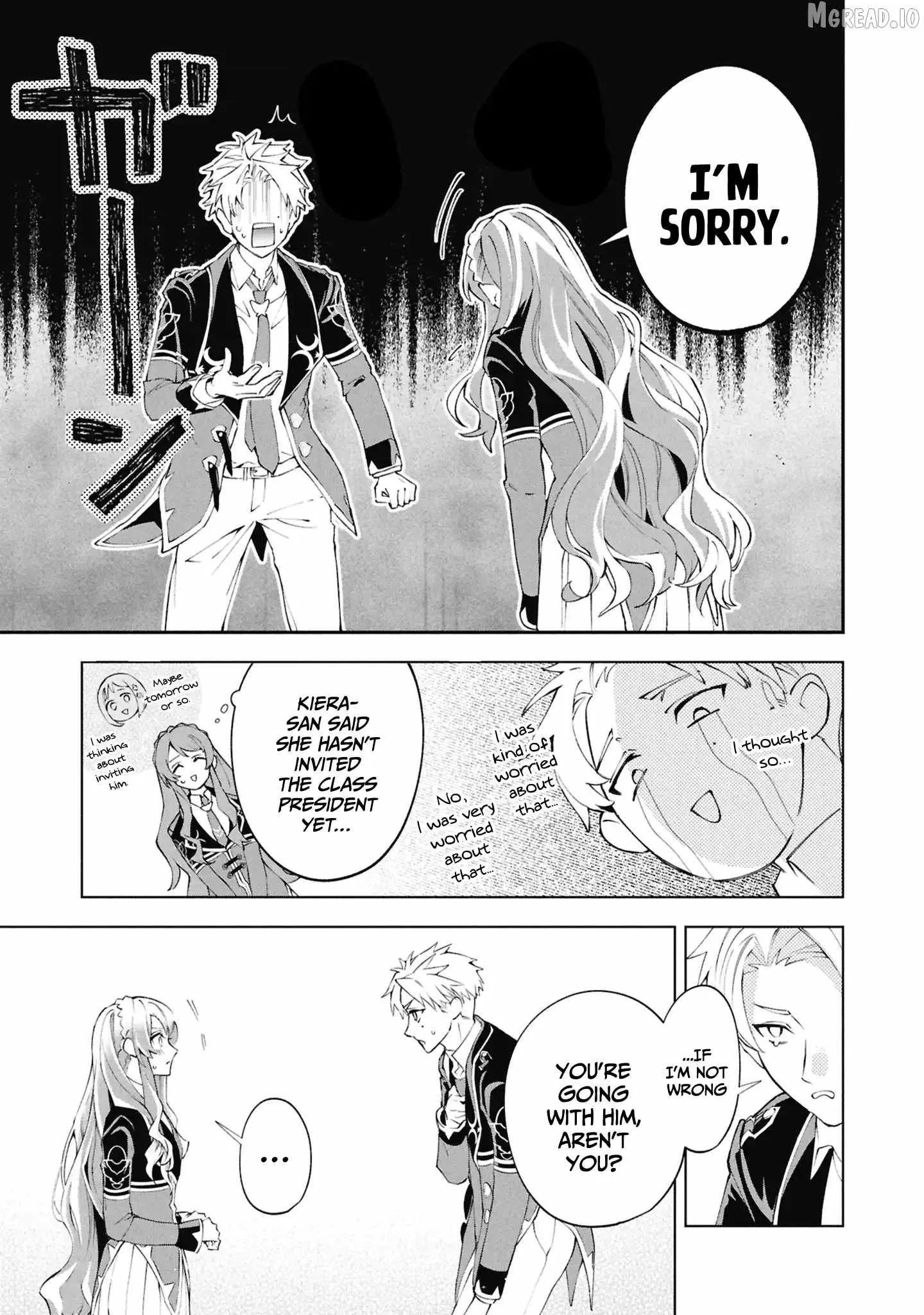 If the villainess and the villain were to meet and fall in love ~It seems the shunned heroine who formed a contract with an unnamed spirit is fighting with the nobleman yet again Chapter 33 page 24