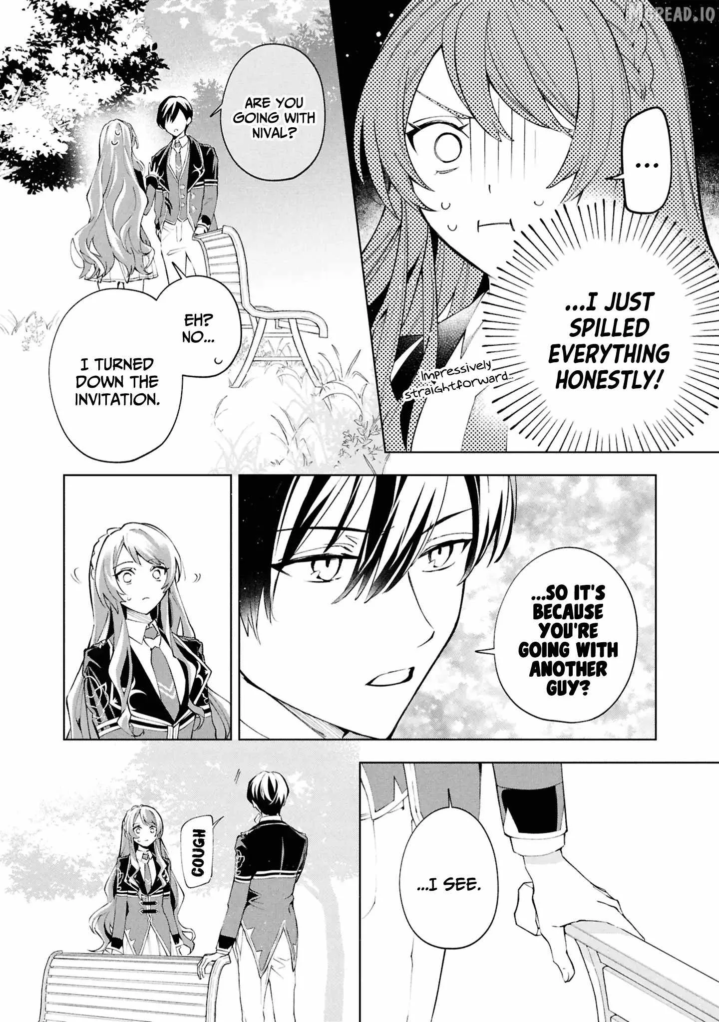 If the villainess and the villain were to meet and fall in love ~It seems the shunned heroine who formed a contract with an unnamed spirit is fighting with the nobleman yet again Chapter 34 page 7