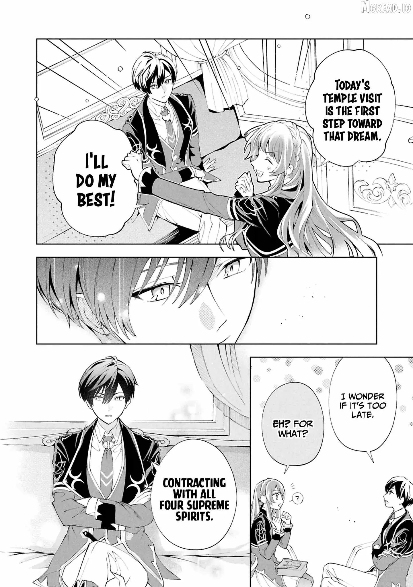 If the villainess and the villain were to meet and fall in love ~It seems the shunned heroine who formed a contract with an unnamed spirit is fighting with the nobleman yet again Chapter 34 page 25