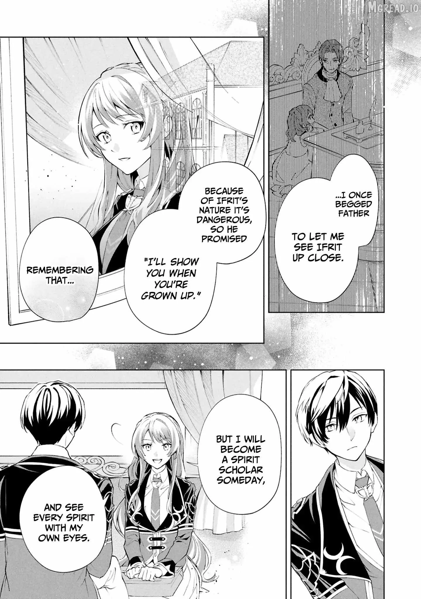 If the villainess and the villain were to meet and fall in love ~It seems the shunned heroine who formed a contract with an unnamed spirit is fighting with the nobleman yet again Chapter 34 page 24