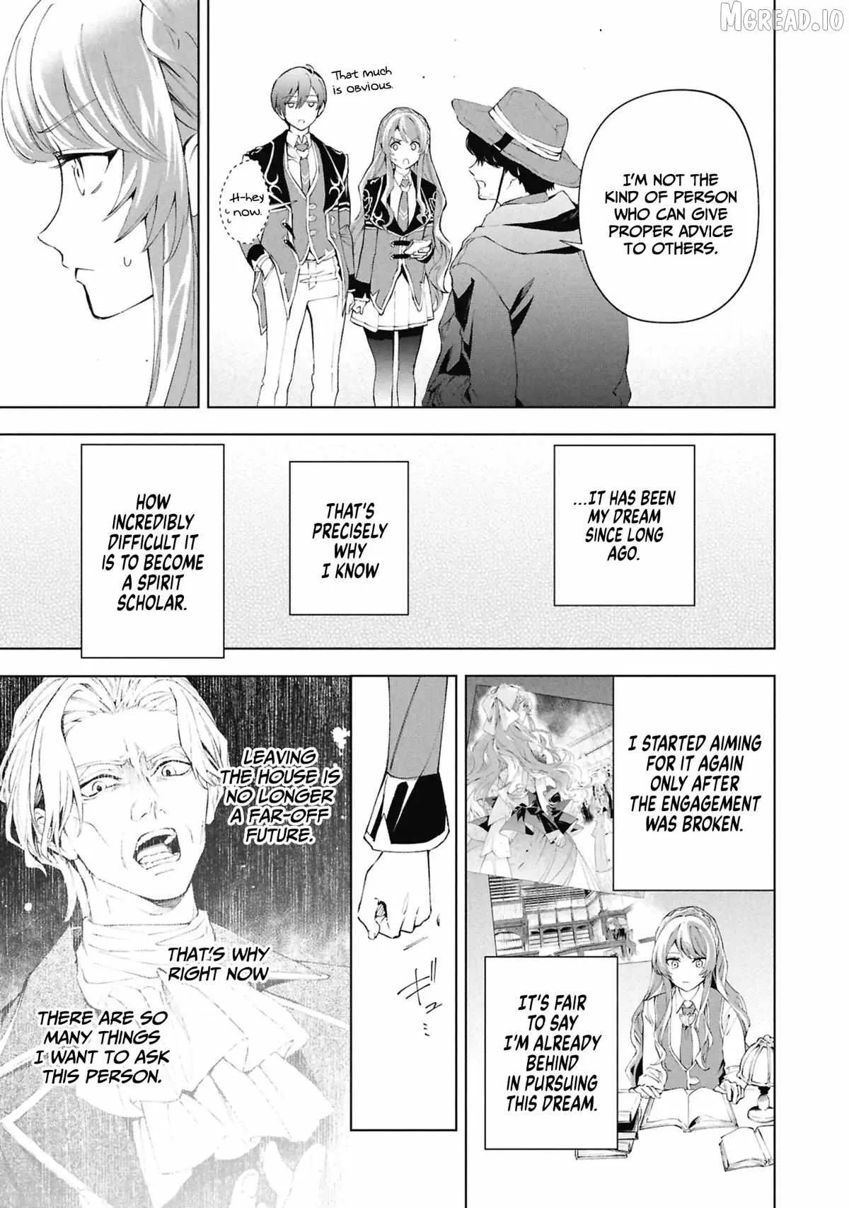 If the villainess and the villain were to meet and fall in love ~It seems the shunned heroine who formed a contract with an unnamed spirit is fighting with the nobleman yet again Chapter 35 page 26