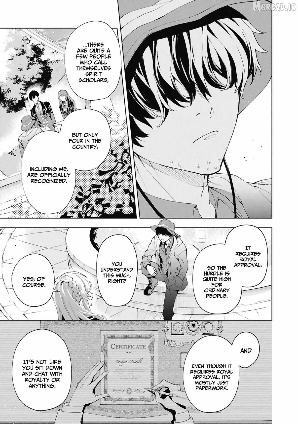 If the villainess and the villain were to meet and fall in love ~It seems the shunned heroine who formed a contract with an unnamed spirit is fighting with the nobleman yet again Chapter 35 page 28