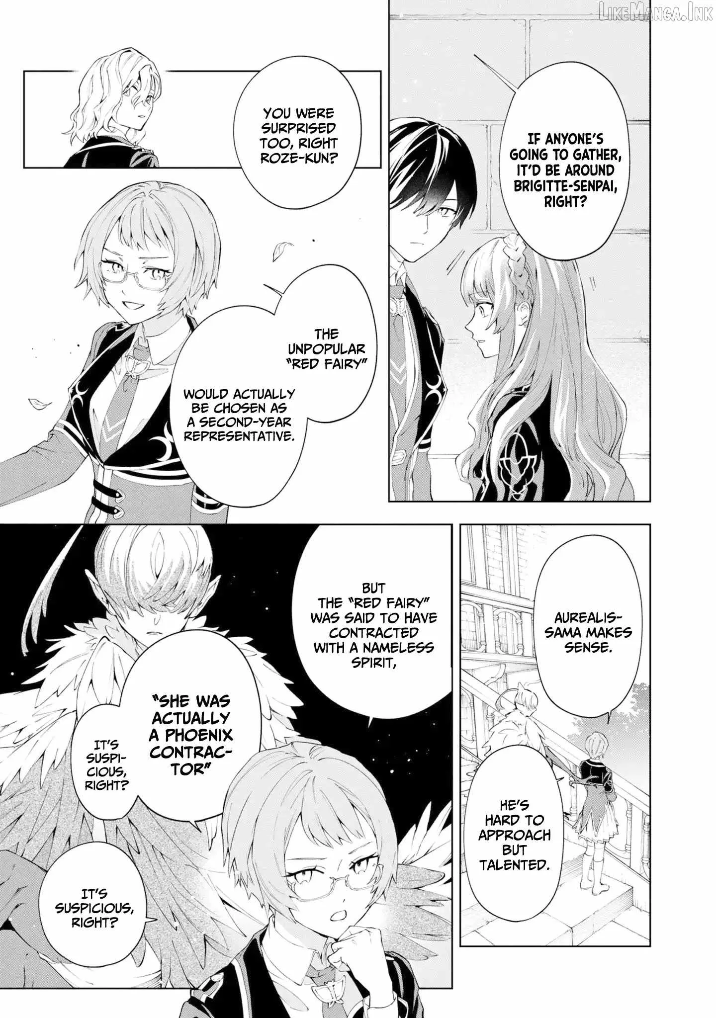 If the villainess and the villain were to meet and fall in love ~It seems the shunned heroine who formed a contract with an unnamed spirit is fighting with the nobleman yet again Chapter 36 page 14
