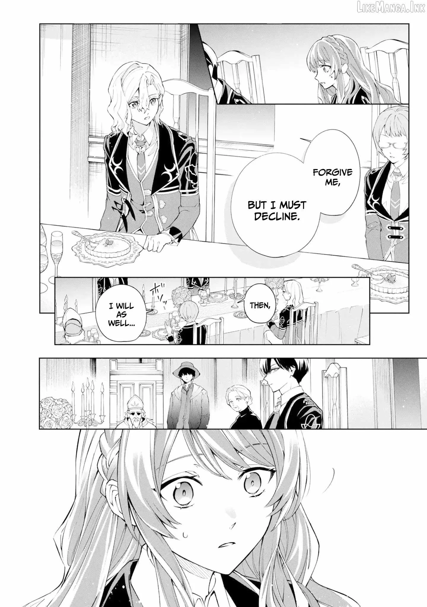 If the villainess and the villain were to meet and fall in love ~It seems the shunned heroine who formed a contract with an unnamed spirit is fighting with the nobleman yet again Chapter 36 page 27