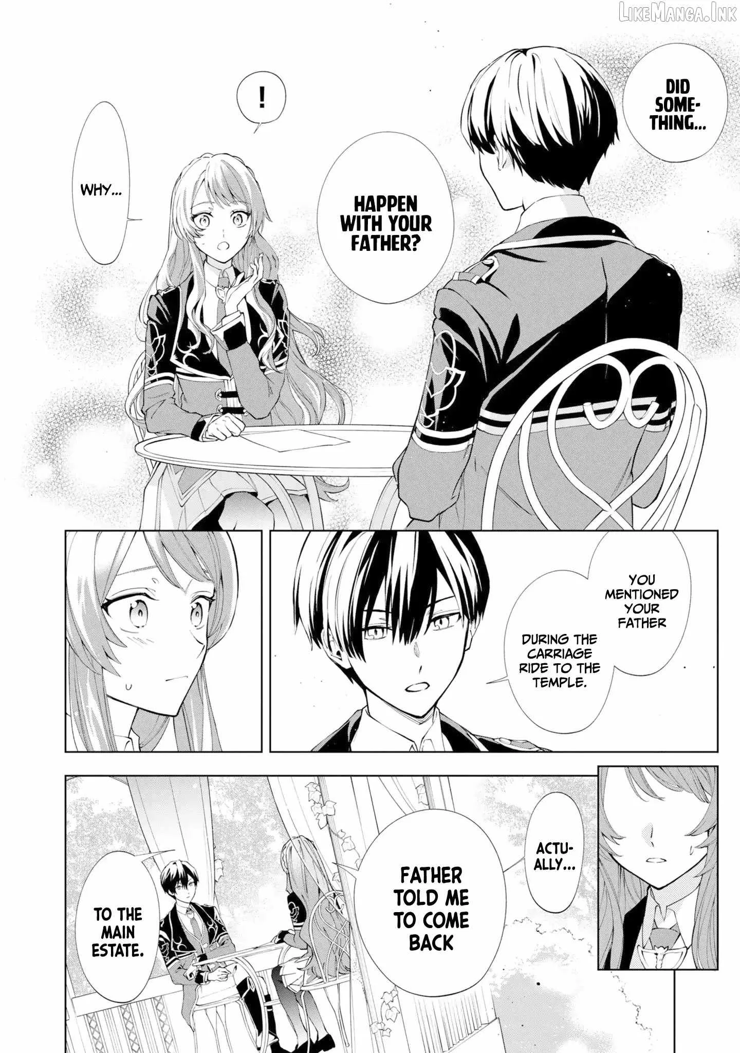 If the villainess and the villain were to meet and fall in love ~It seems the shunned heroine who formed a contract with an unnamed spirit is fighting with the nobleman yet again Chapter 37 page 7