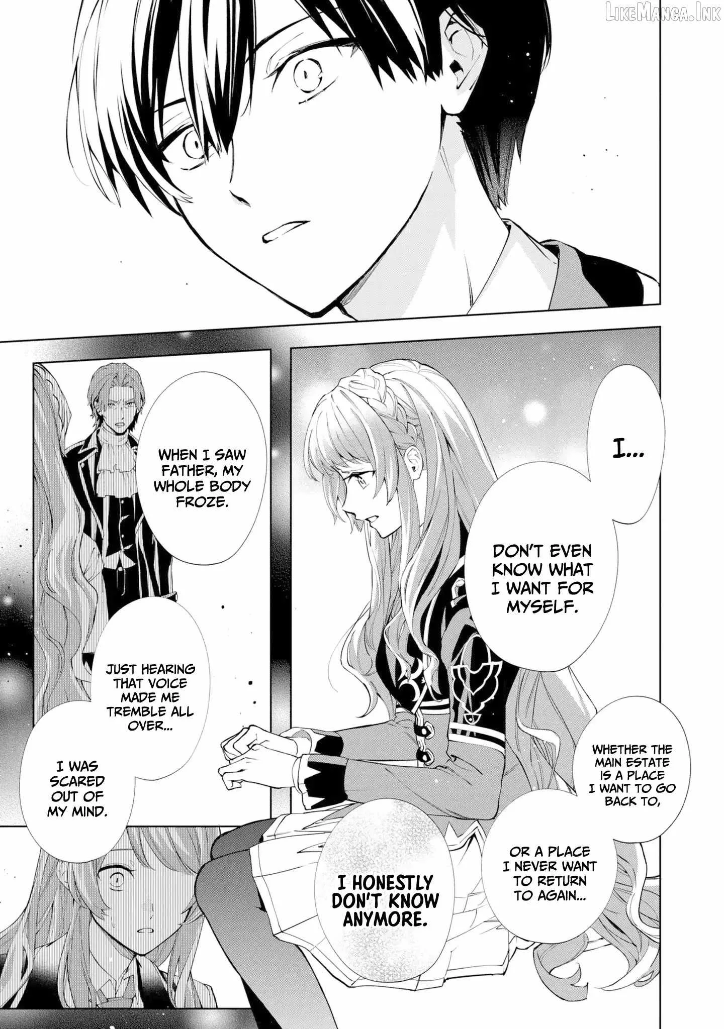 If the villainess and the villain were to meet and fall in love ~It seems the shunned heroine who formed a contract with an unnamed spirit is fighting with the nobleman yet again Chapter 37 page 8