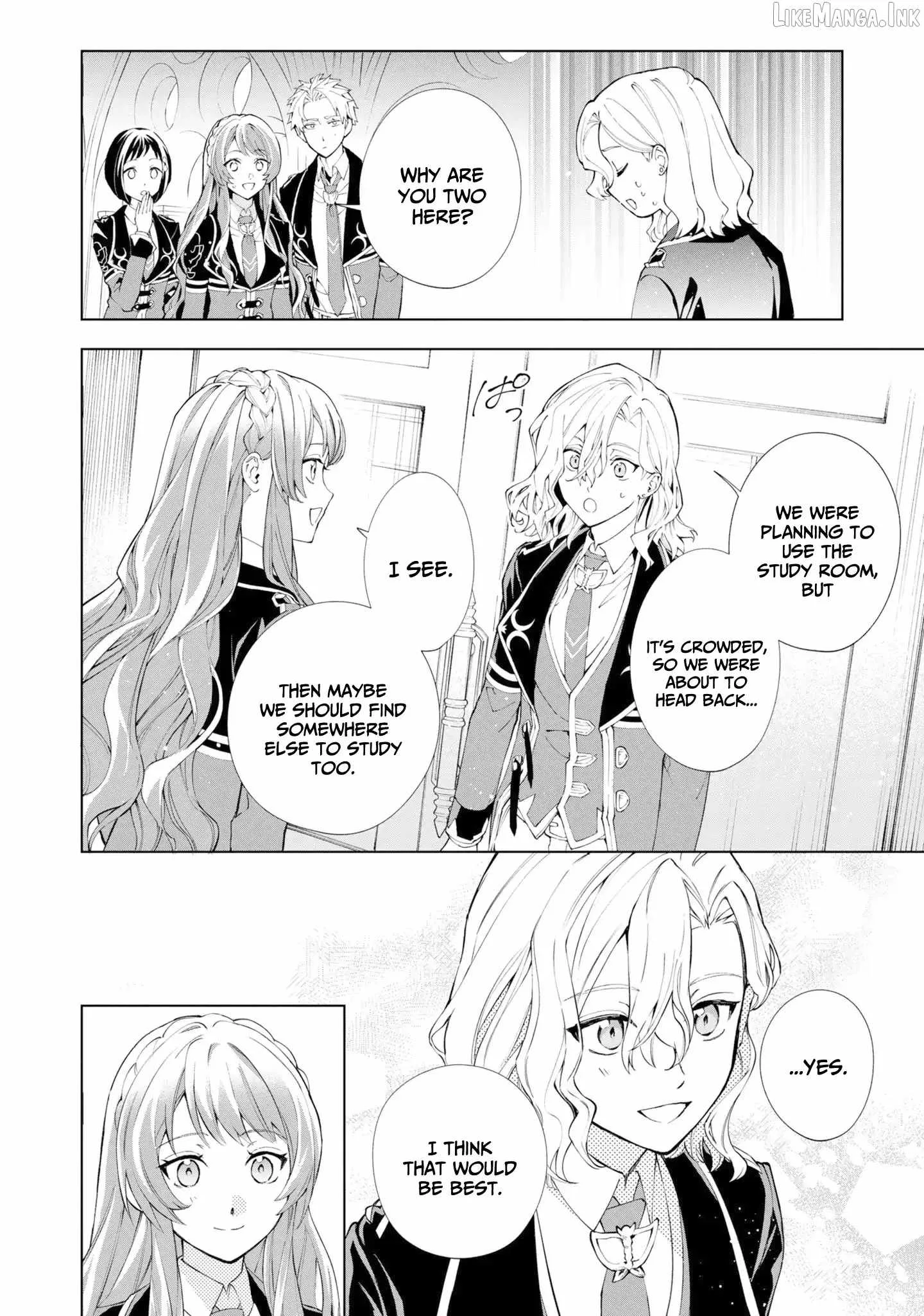 If the villainess and the villain were to meet and fall in love ~It seems the shunned heroine who formed a contract with an unnamed spirit is fighting with the nobleman yet again Chapter 37 page 23
