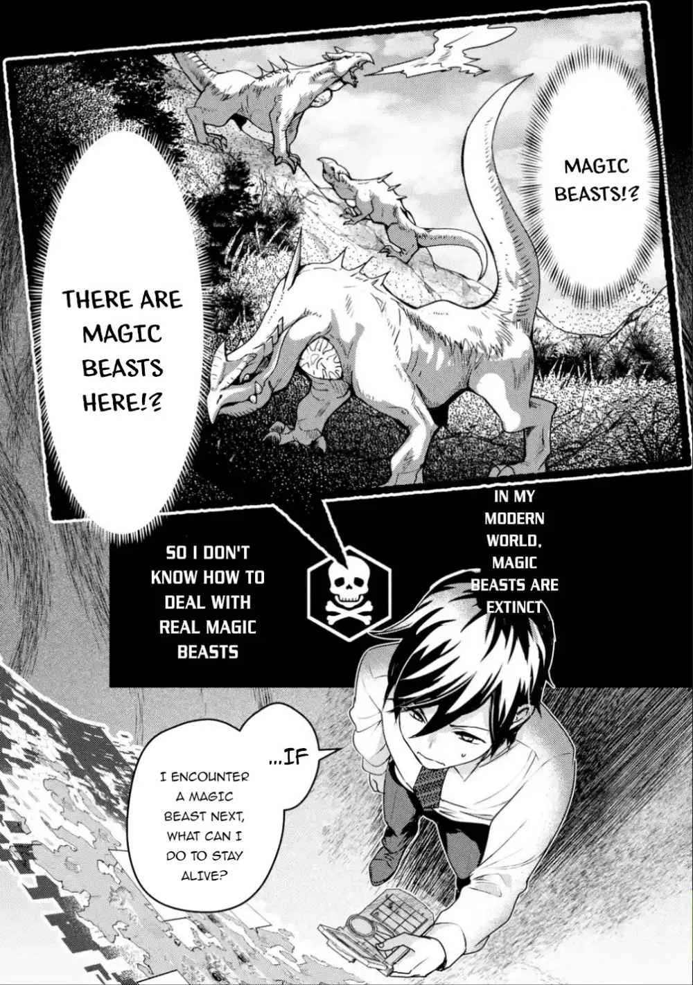 Isekai Tensei de Kenja ni Natte Boukensha Seikatsu Chapter 1.1 page 22