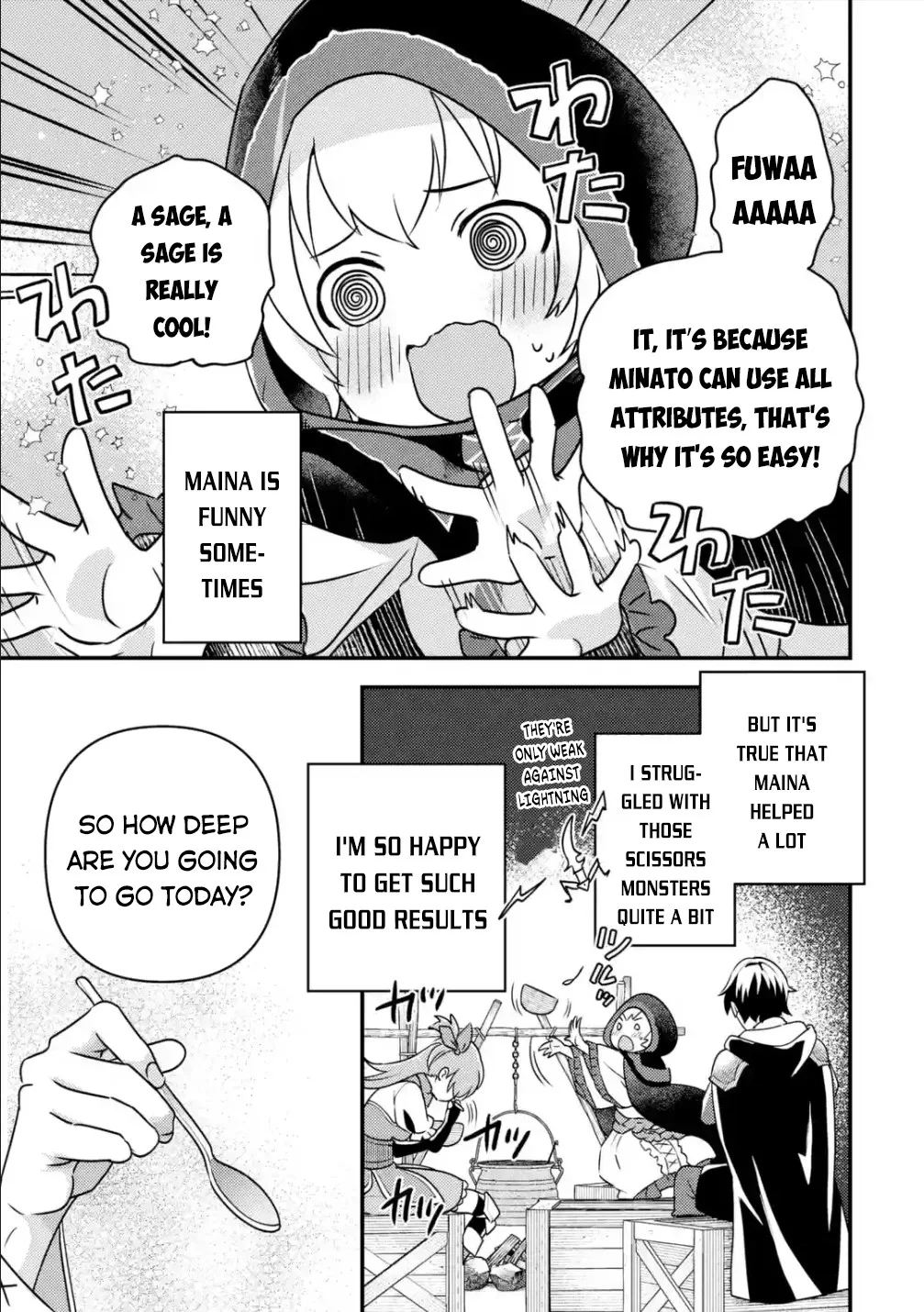 Isekai Tensei de Kenja ni Natte Boukensha Seikatsu Chapter 8 page 8