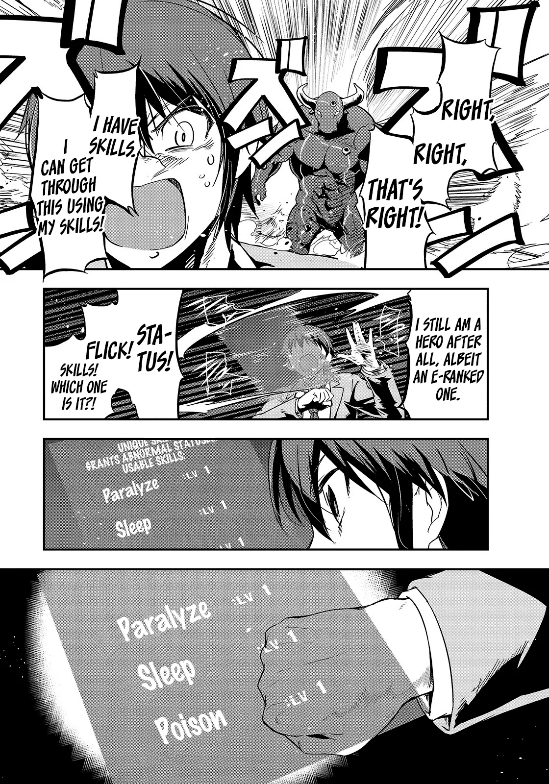 Hazure Waku no Joutai Ijou Skill de Saikyou ni Natta Ore ga Subete wo Juurin Suru made Chapter 1 page 38
