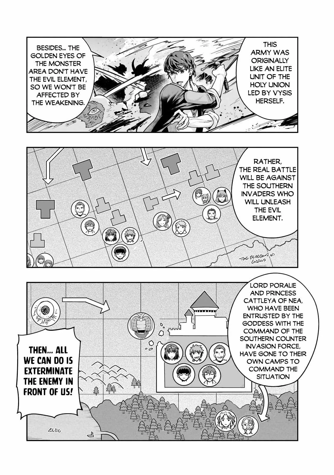 Hazure Waku no Joutai Ijou Skill de Saikyou ni Natta Ore ga Subete wo Juurin Suru made Chapter 50.1 page 4