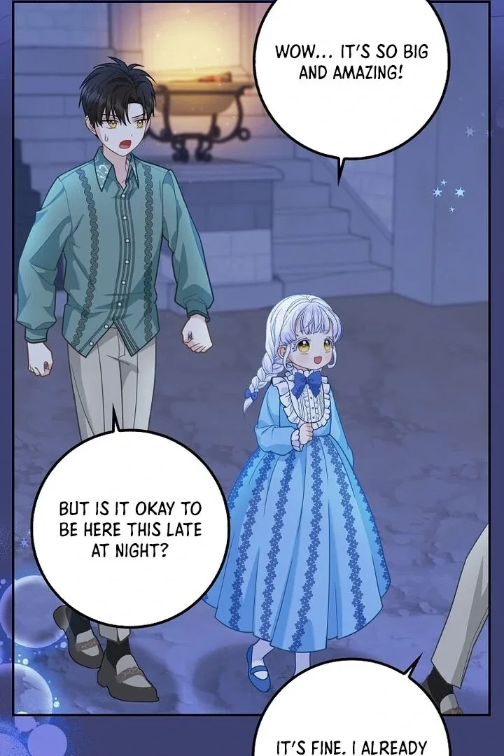 Baby Snow Leopard of the Black Leopard Family Chapter 13 page 76