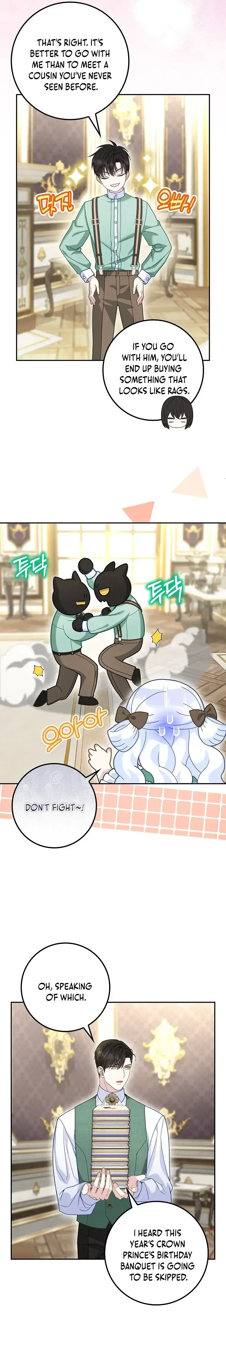Baby Snow Leopard of the Black Leopard Family Chapter 19 page 7
