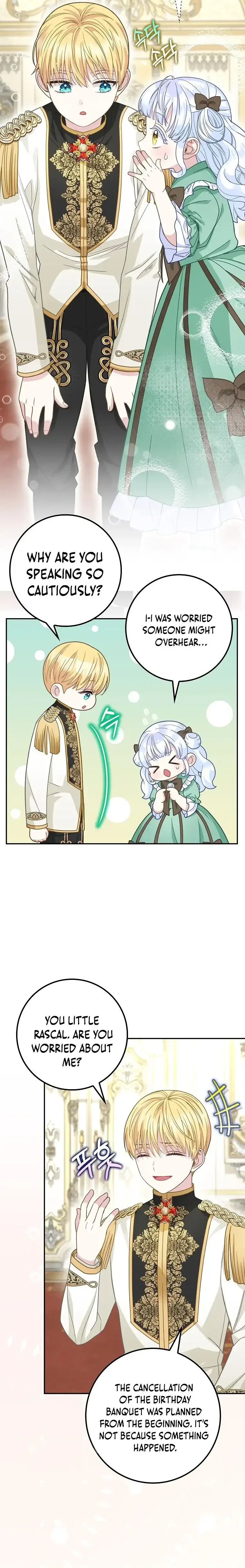 Baby Snow Leopard of the Black Leopard Family Chapter 19 page 16