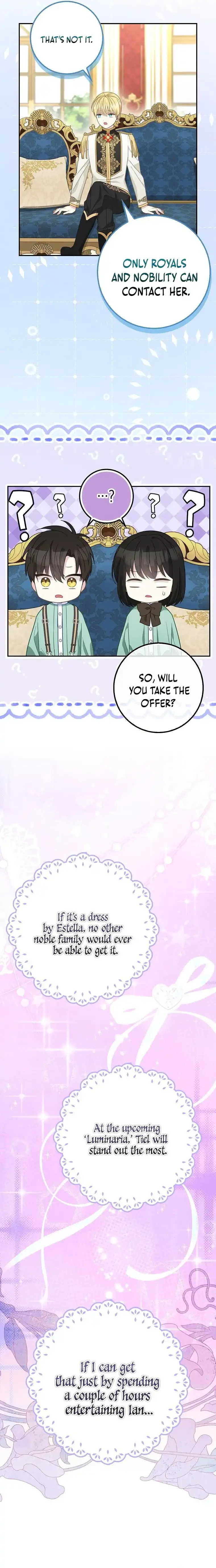Baby Snow Leopard of the Black Leopard Family Chapter 20 page 8