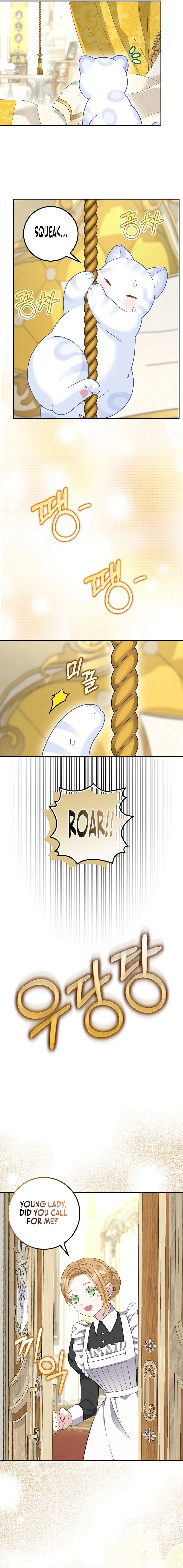Baby Snow Leopard of the Black Leopard Family Chapter 21 page 8