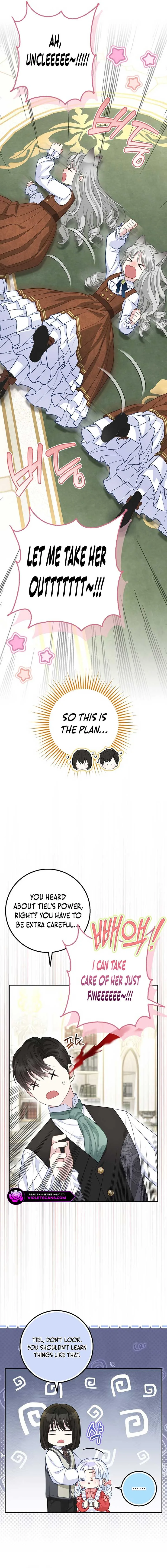 Baby Snow Leopard of the Black Leopard Family Chapter 23 page 7