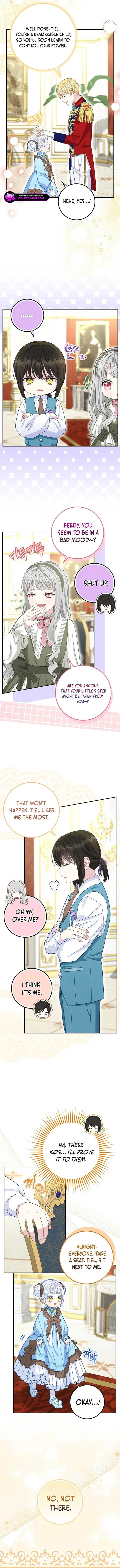 Baby Snow Leopard of the Black Leopard Family Chapter 27 page 4
